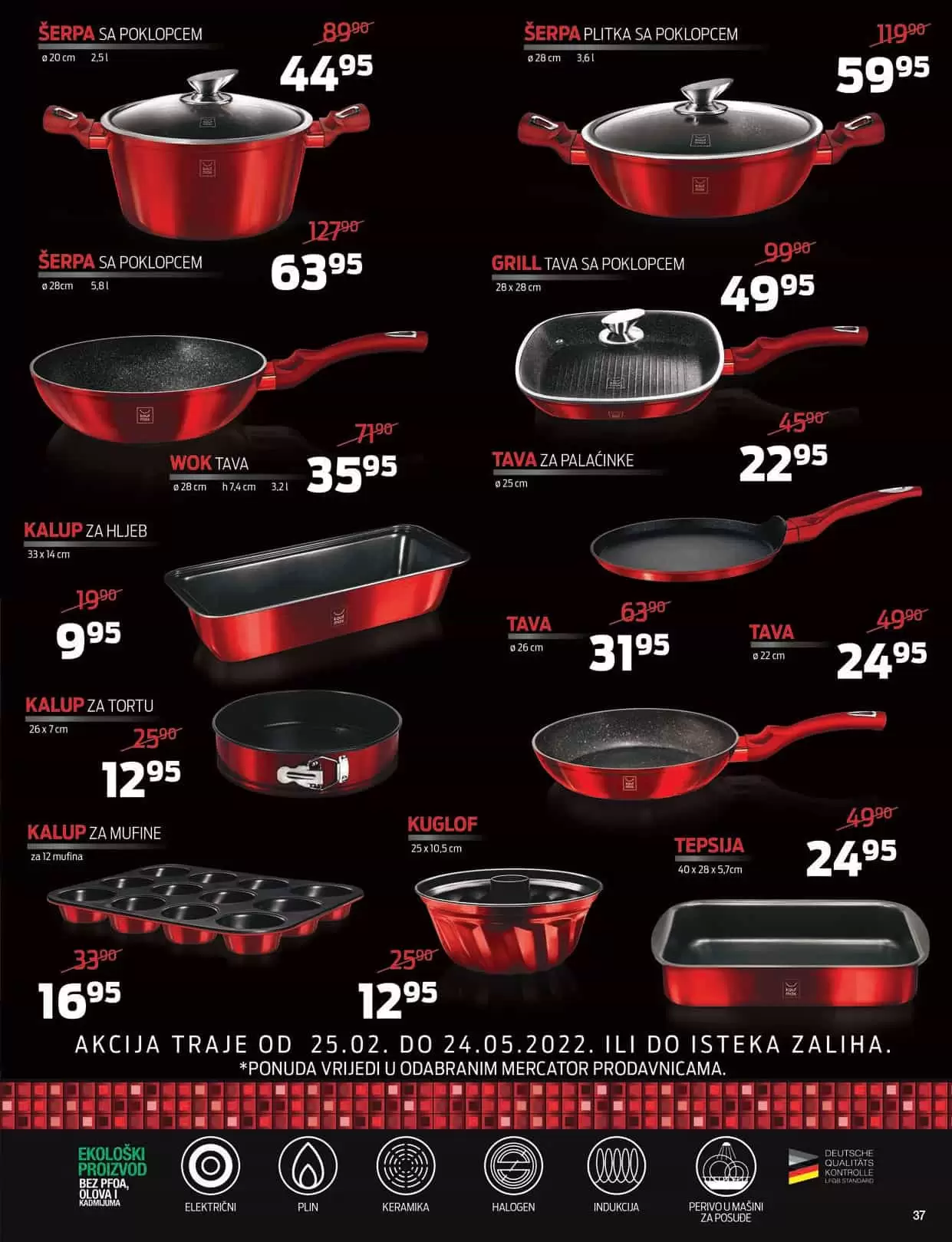 Mercator kataloška akcija donosi nam sjajne akcijske ponde! Pogledajte novi Mercator katalog i uživajte u sniženjima!