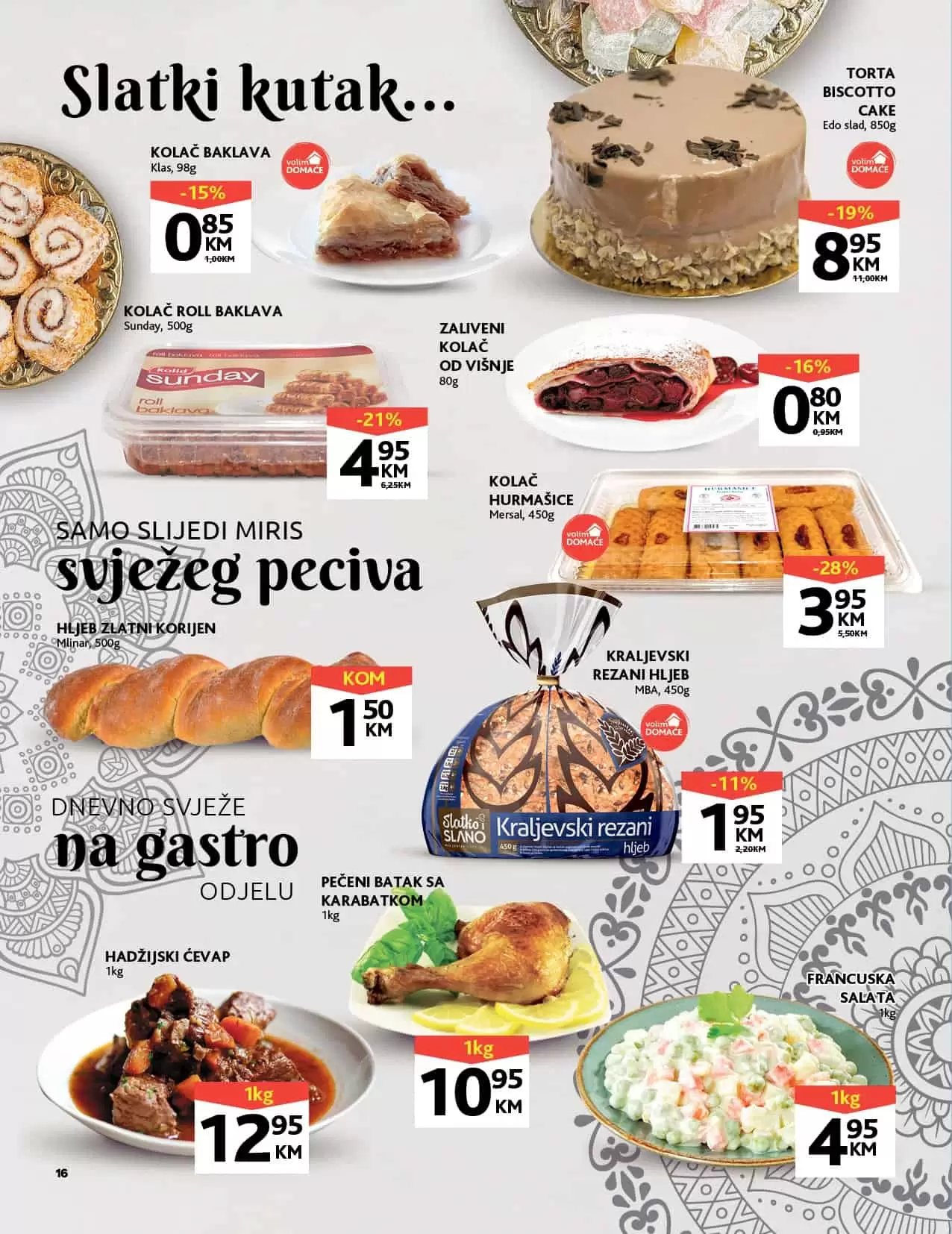 Akcijske cijene u Konzumu: hurmasice, balkave, ruzice 