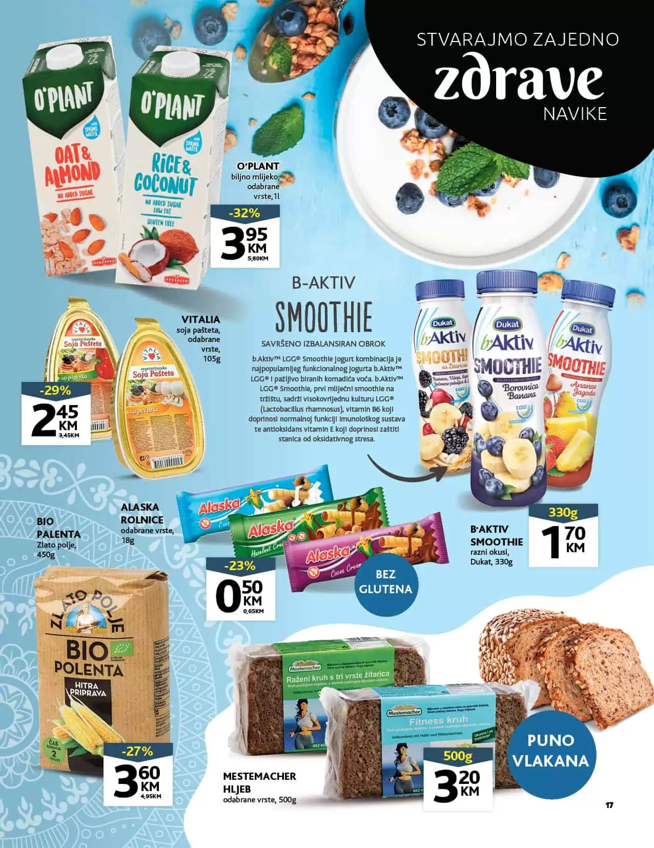 zdravi proizvodi u novom konzum akcijskom katalogu