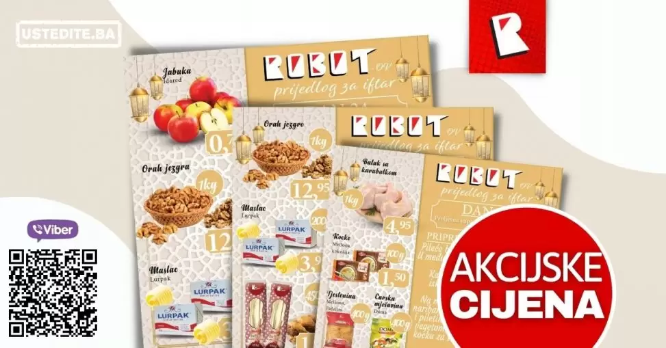 ideje za Iftar! Akcijske cijene u Robot centrima.