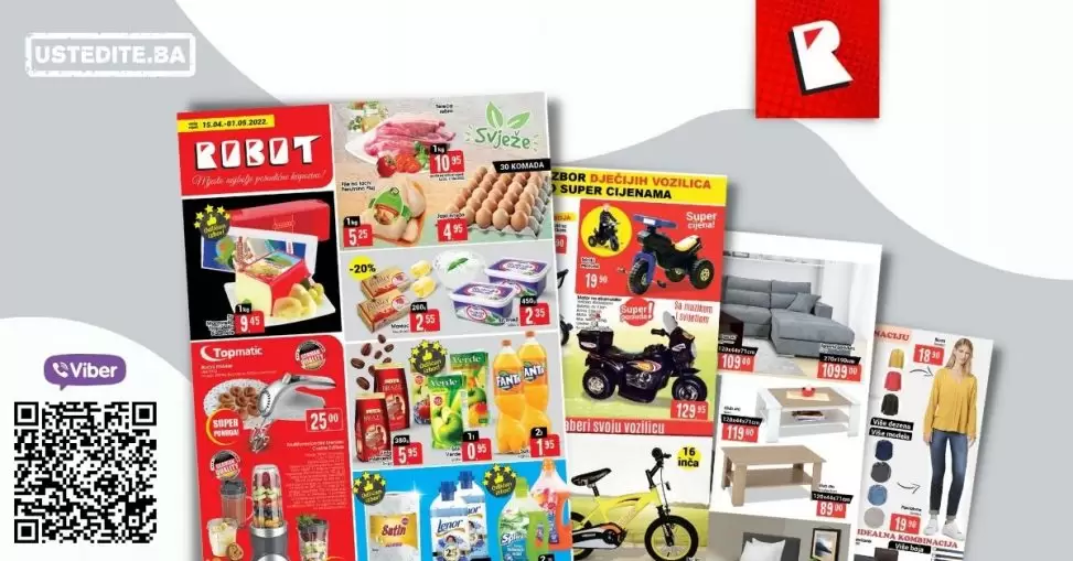 Robot akcijski katalog donosi nam super cijene proizvoda za ciscenje doma.
