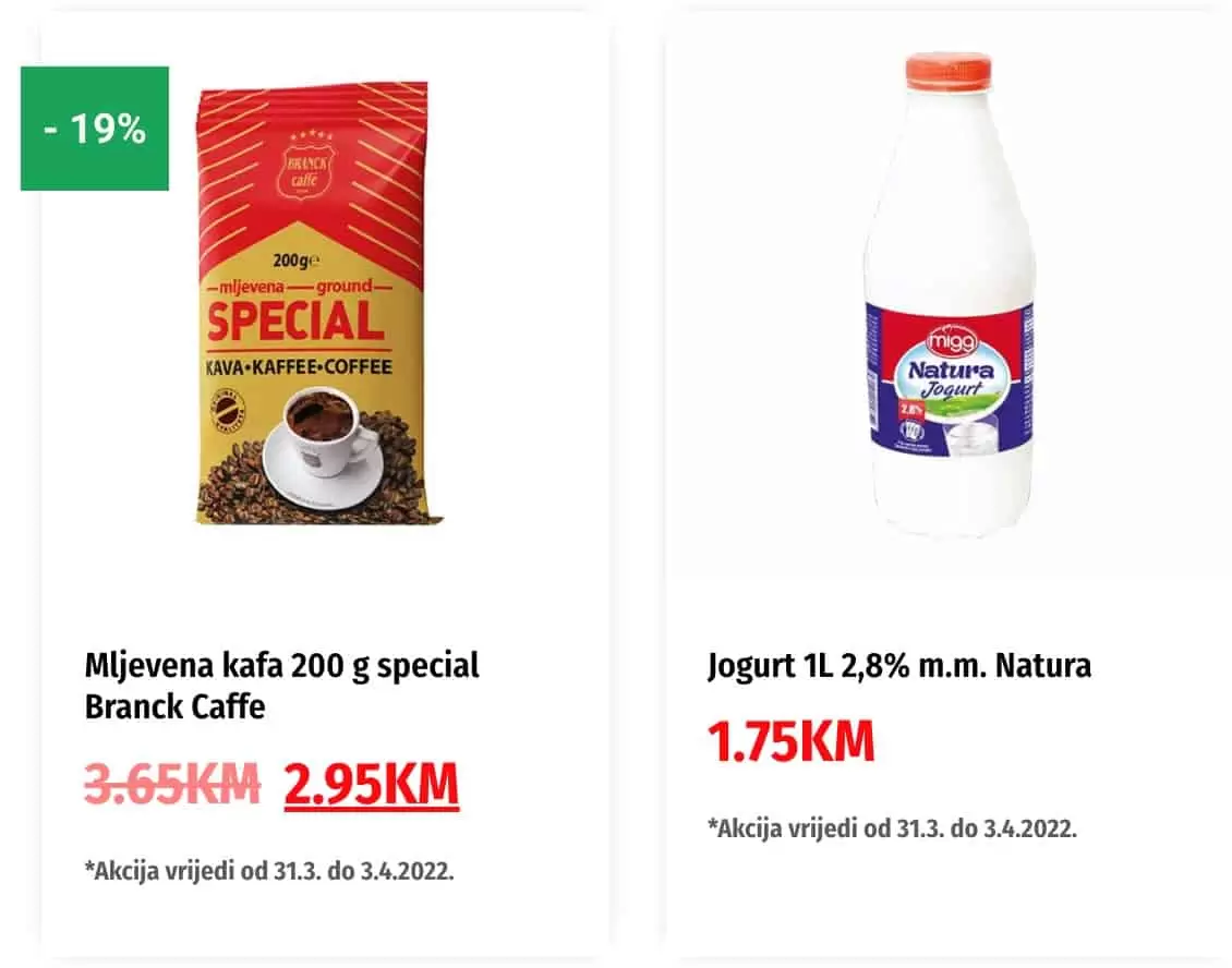 Bingo nam donosi akcijske cijene specijal kafe,