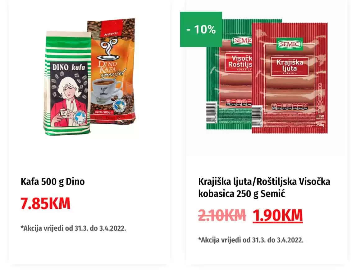 Bingo nam donosi akcijske cijene rostiljske kobasice