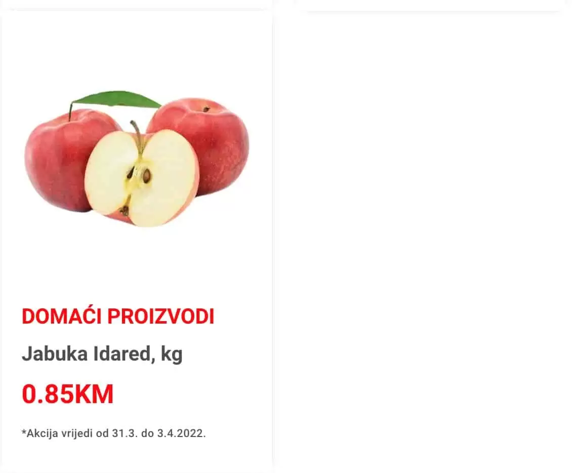 Bingo nam donosi akcijske cijene voca i povrca.