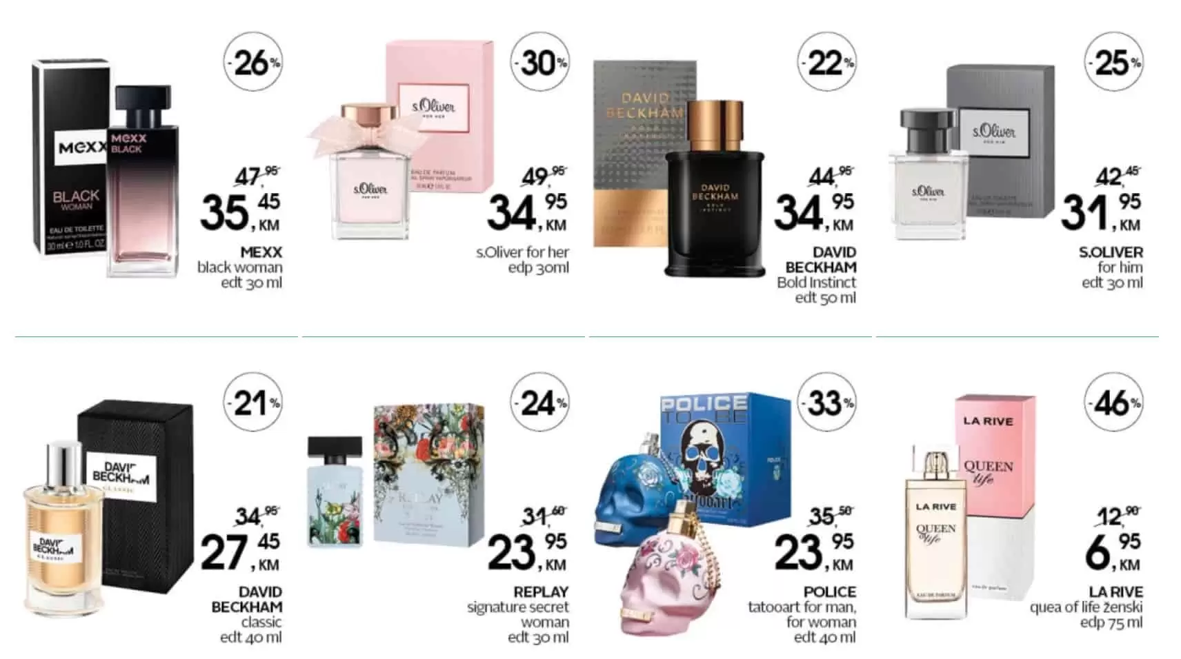 Samo u petak u cm cosmetic marketu očekuje vas popust i do 50% na odabrani asortiman.