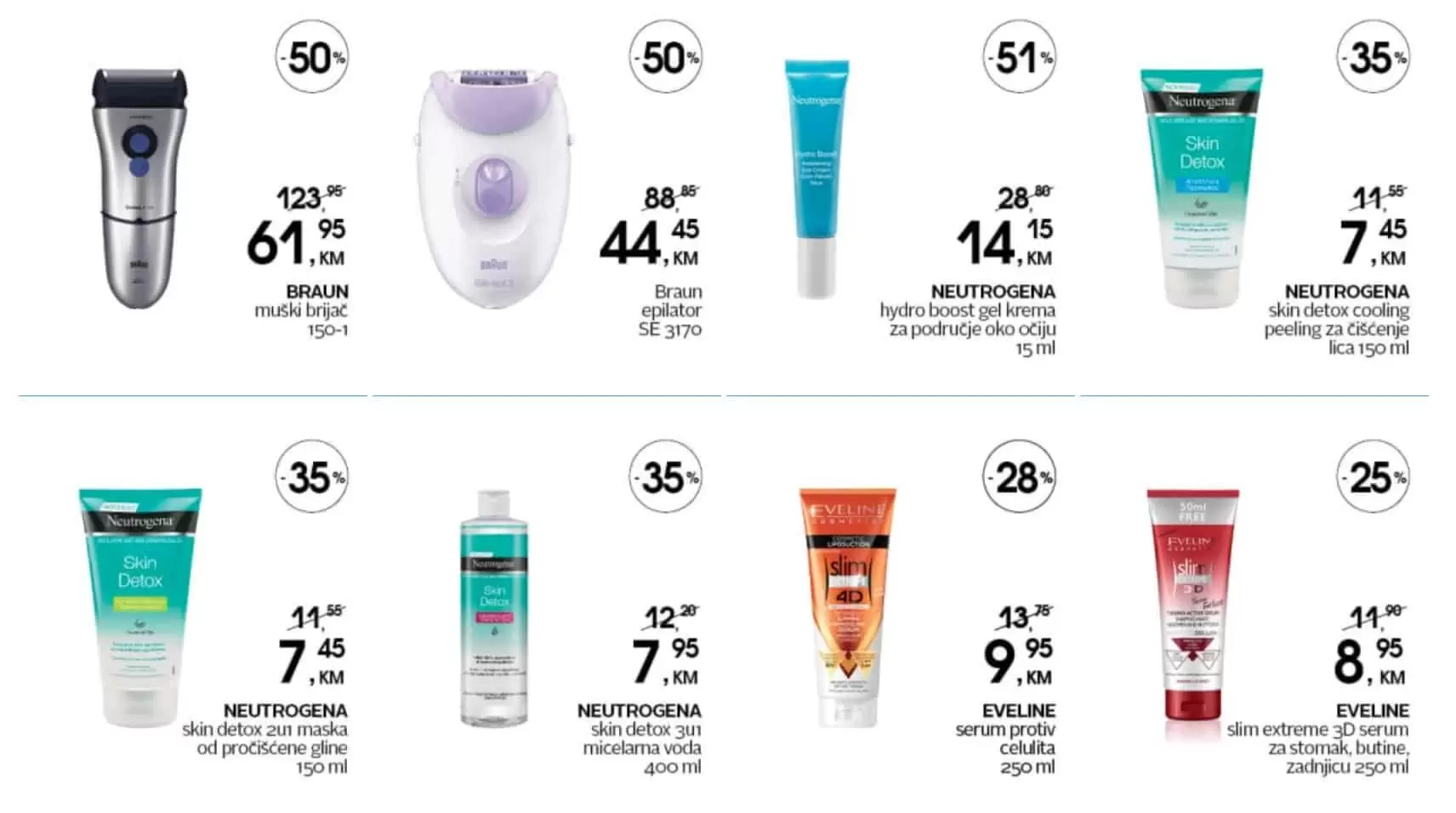 Samo u petak u cm cosmetic marketu očekuje vas popust i do 50% na odabrani asortiman.
