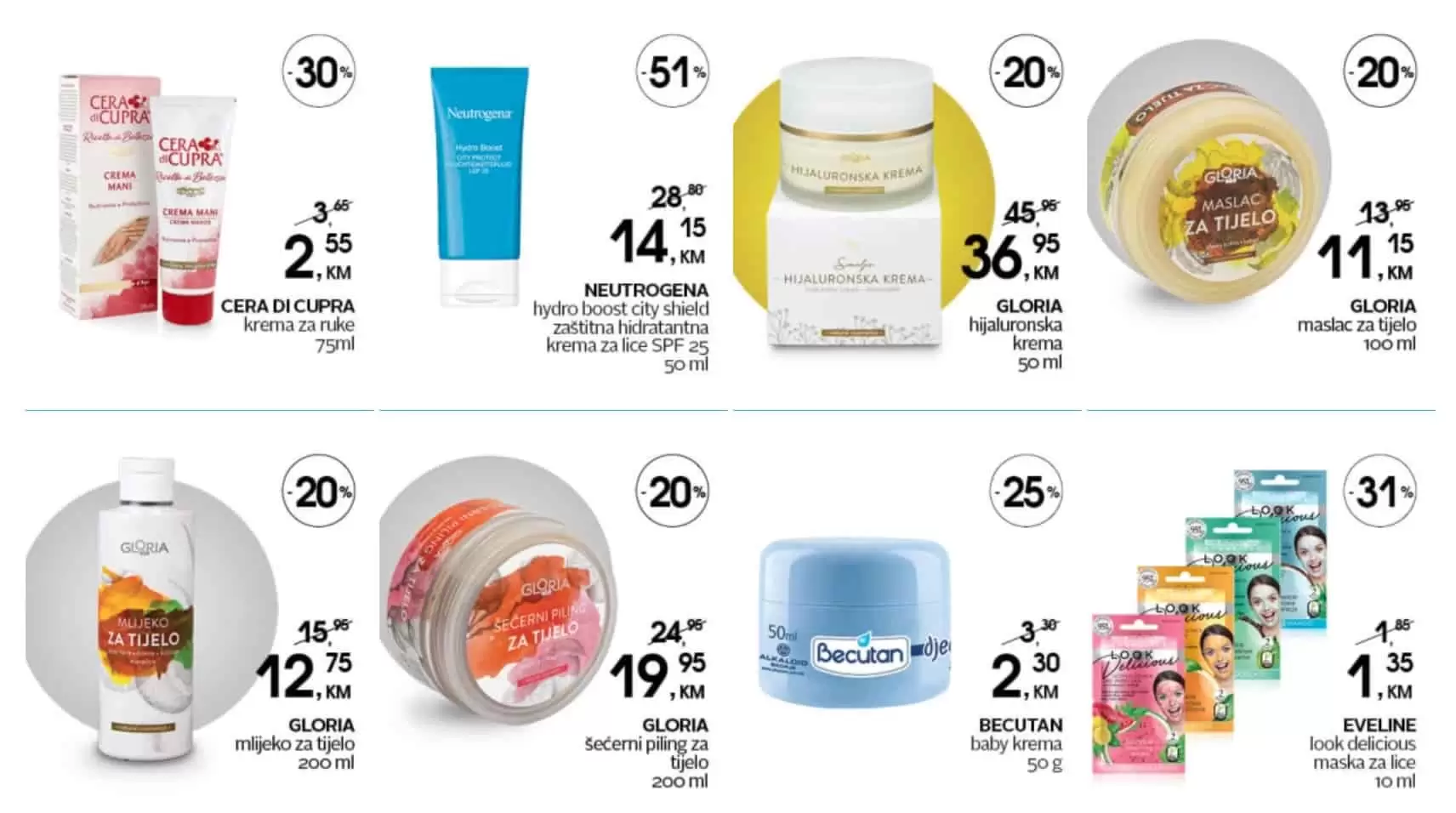 Samo u petak u cm cosmetic marketu očekuje vas popust i do 50% na odabrani asortiman.