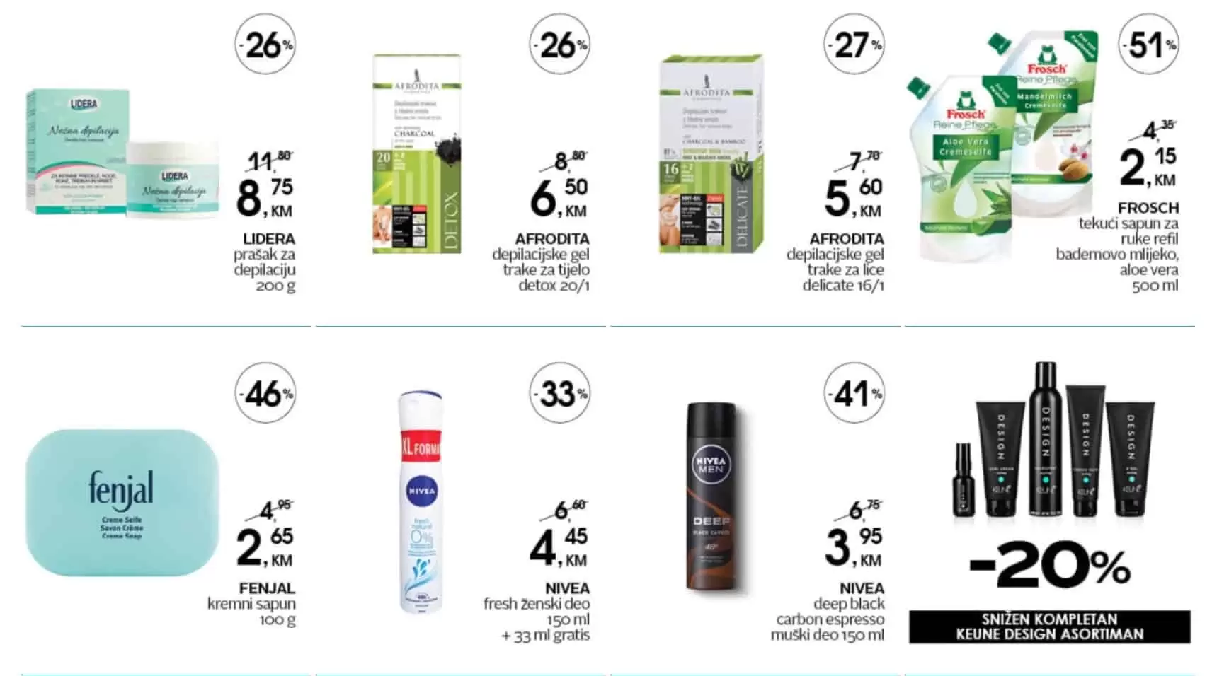 Samo u petak u cm cosmetic marketu očekuje vas popust i do 50% na odabrani asortiman.