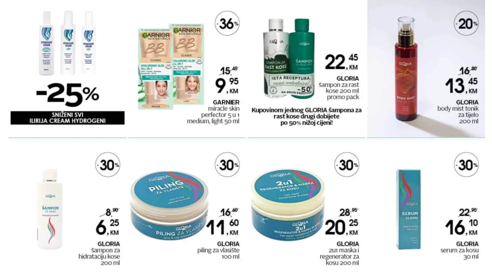Samo u petak u cm cosmetic marketu očekuje vas popust i do 50% na odabrani asortiman.
