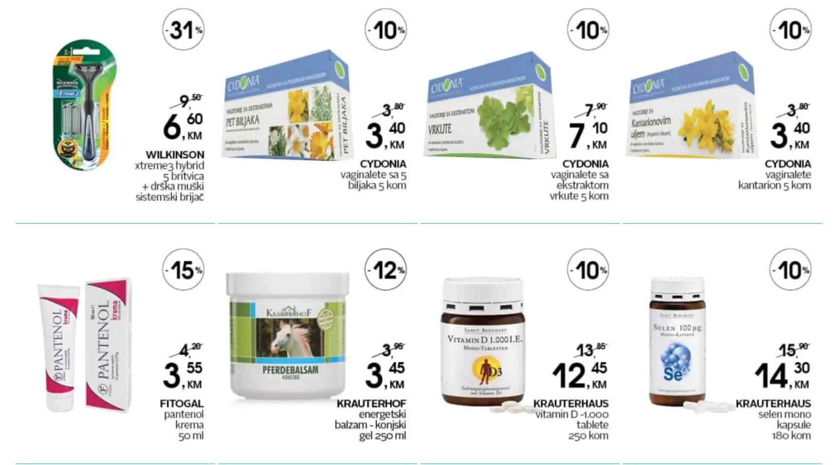 Samo u petak u cm cosmetic marketu očekuje vas popust i do 50% na odabrani asortiman.