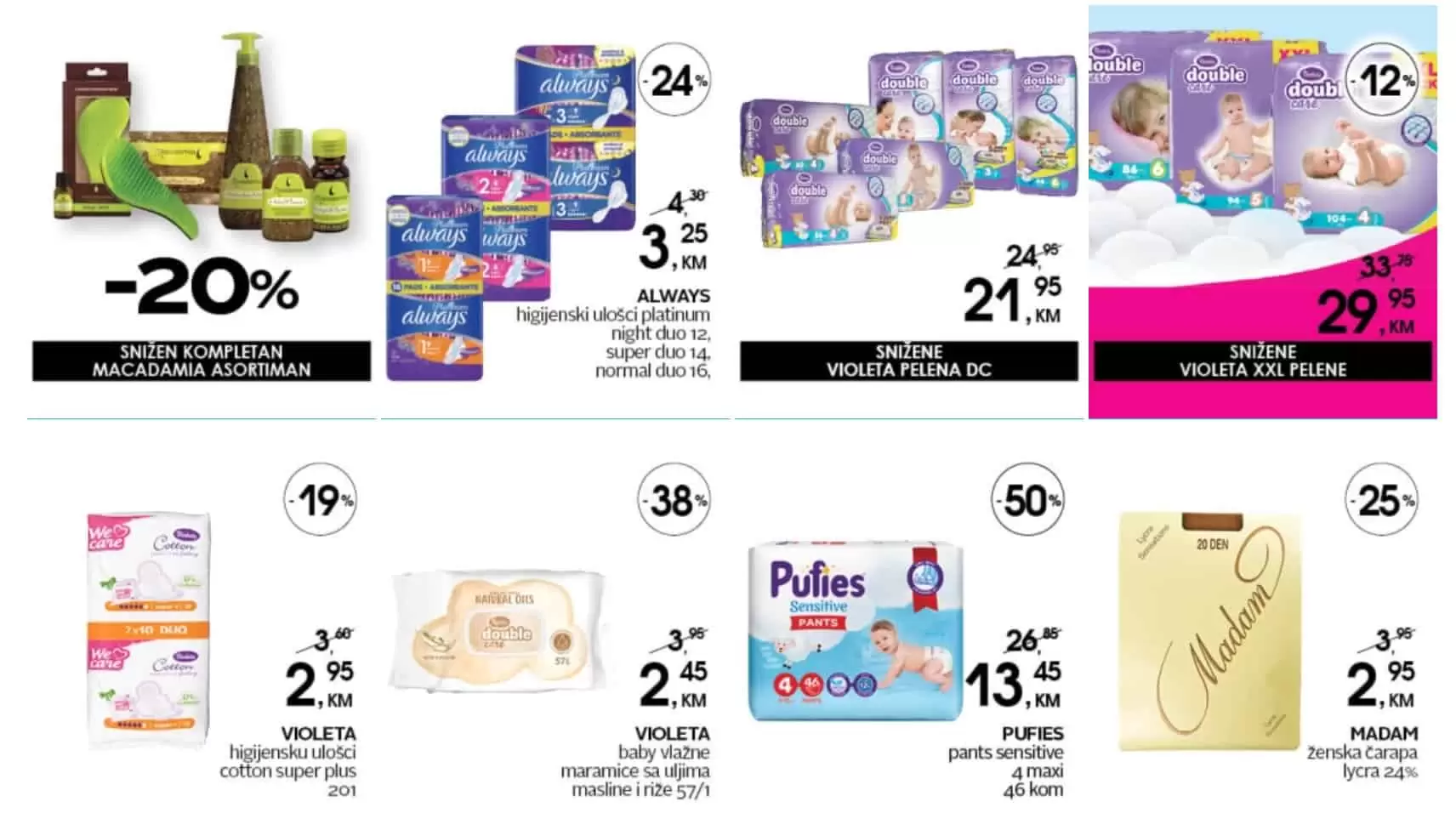 Samo u petak u cm cosmetic marketu očekuje vas popust i do 50% na odabrani asortiman.