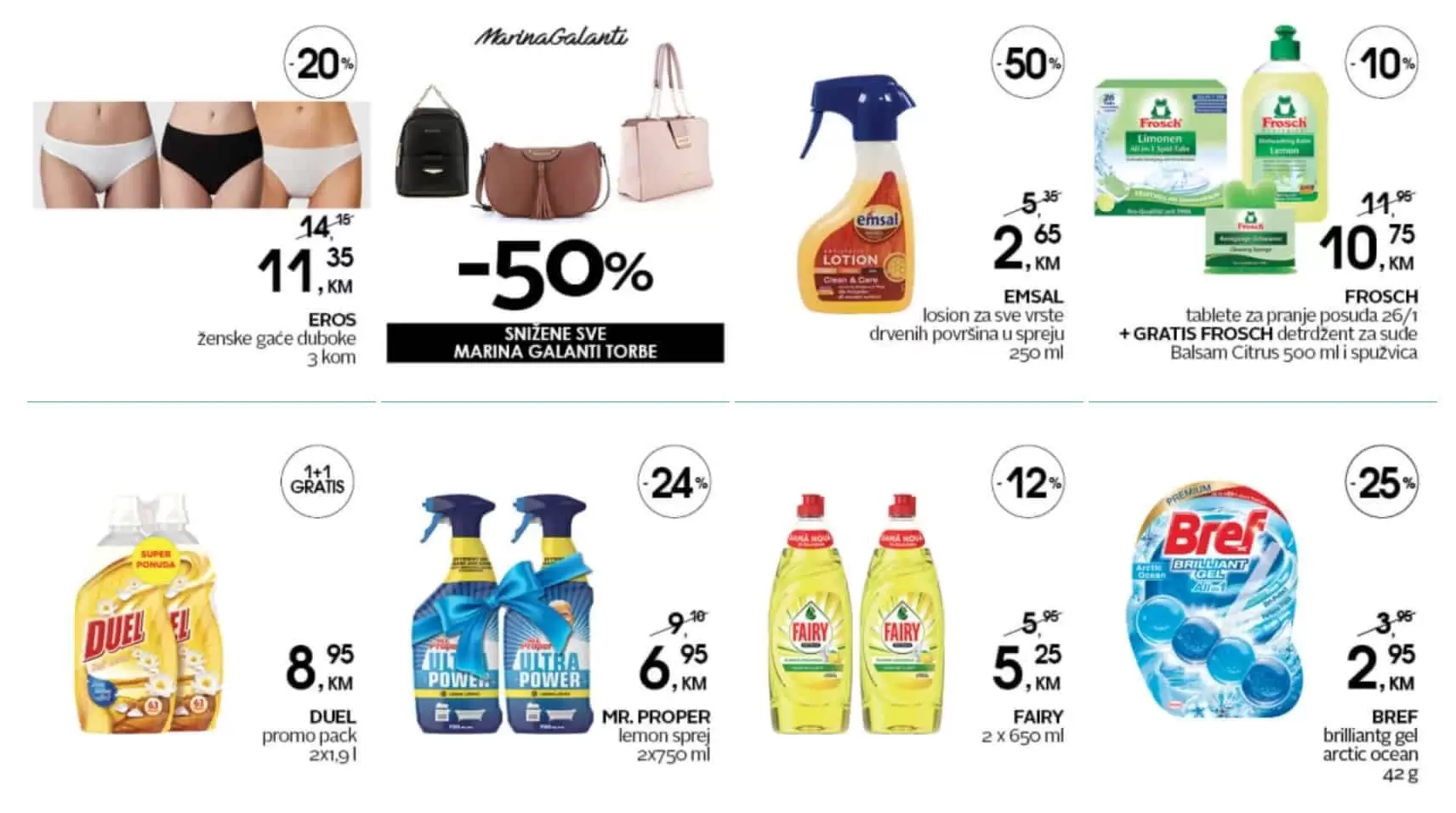 Samo u petak u cm cosmetic marketu očekuje vas popust i do 50% na odabrani asortiman.