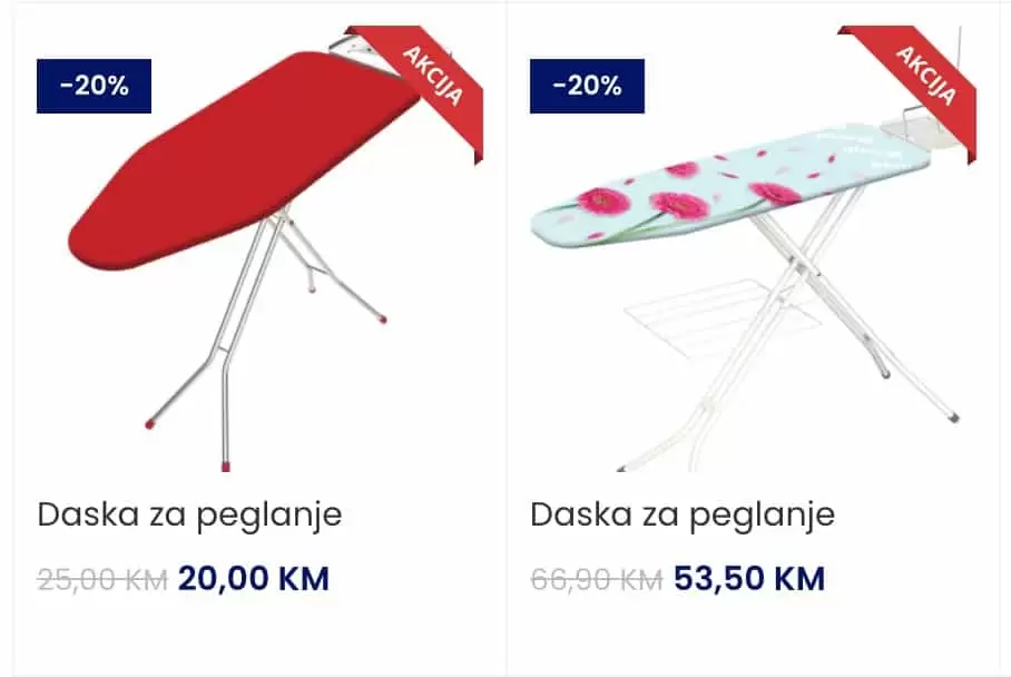 U FIS-u potražite najkvalitetnije daske za peglanje, pri tom uštedite 20% i olakšajte vaše svakodnevne obaveze.