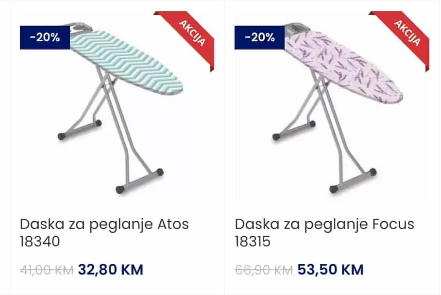 U FIS-u potražite najkvalitetnije daske za peglanje, pri tom uštedite 20% i olakšajte vaše svakodnevne obaveze.