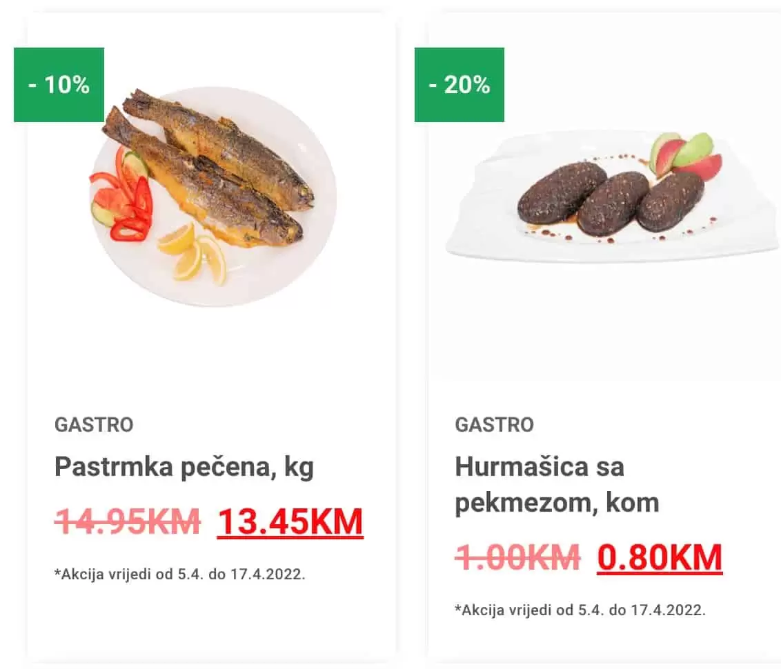 Super ponuda gotovih jela na gasro odjelu u Bingo marketima!