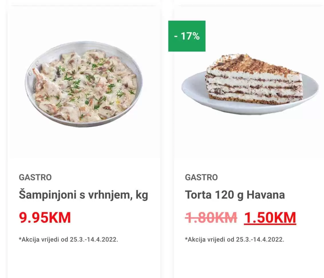 Super ponuda gotovih jela na gasro odjelu u Bingo marketima!