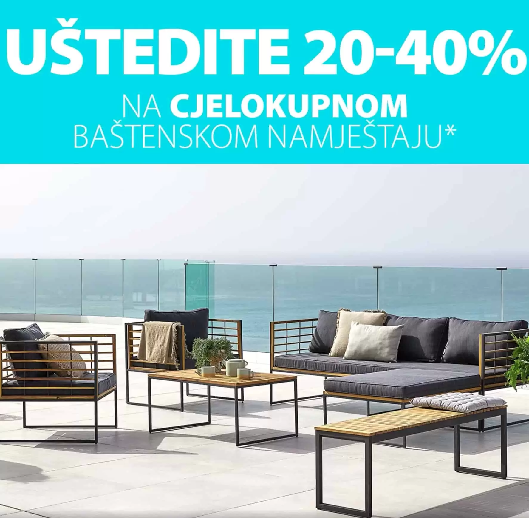 Jysk Dani baštenskog namještaja donose nam popuste i do 40%!