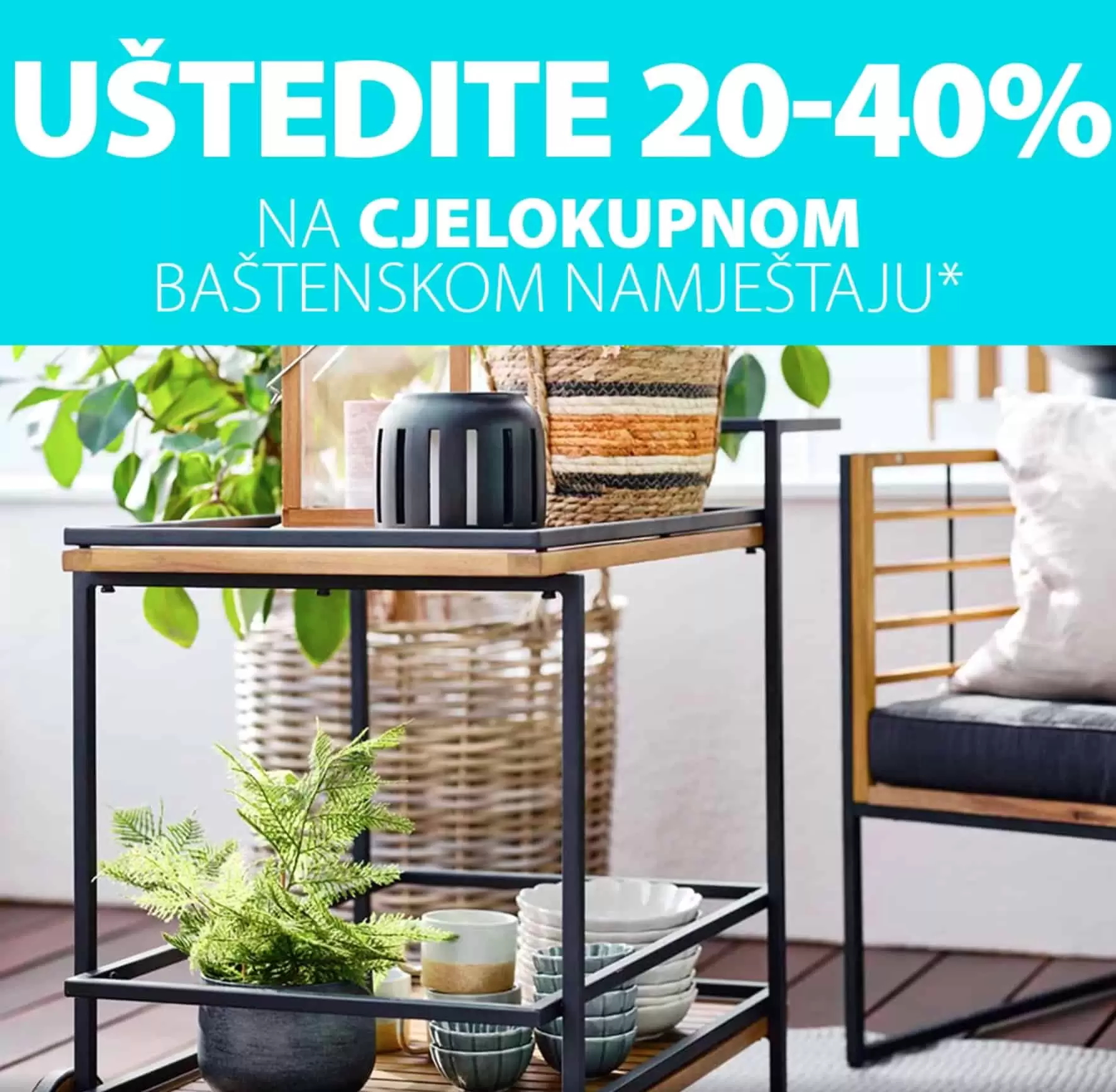 Jysk Dani baštenskog namještaja donose nam popuste i do 40%!