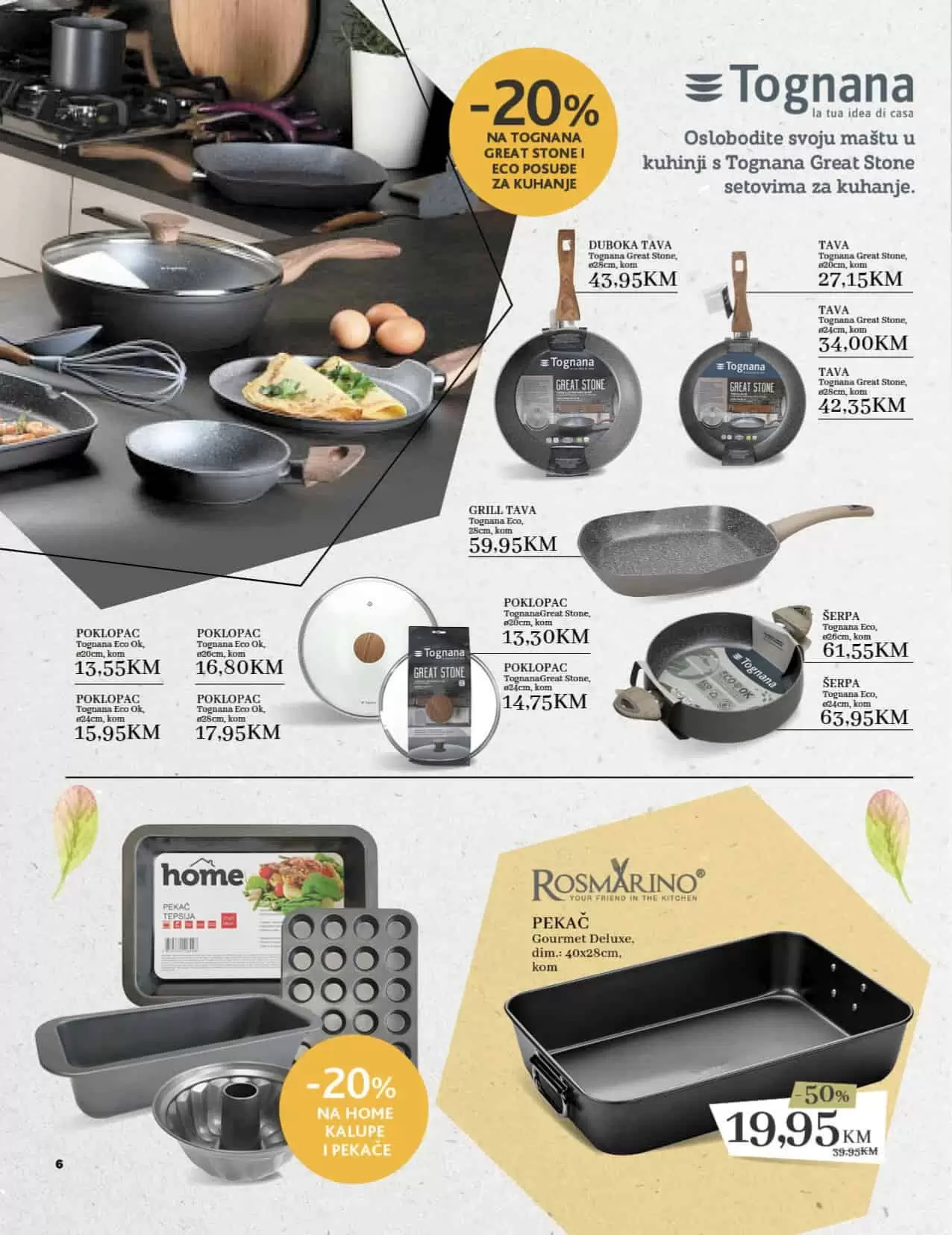 Konzum tematski katalog donosi na popuste i do 50%! Uskrs, kuhinjski pribor i posudje, donji veš, tekstil bicikla, romobli,..