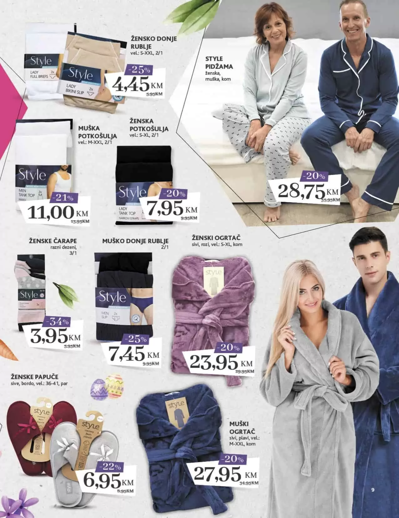 Konzum tematski katalog donosi na popuste i do 50%! Uskrs, kuhinjski pribor i posudje, donji veš, tekstil bicikla, romobli,..
