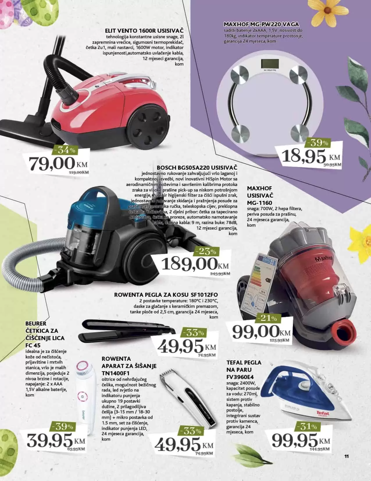 Konzum tematski katalog donosi na popuste i do 50%! Uskrs, kuhinjski pribor i posudje, donji veš, tekstil bicikla, romobli,..