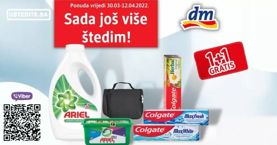 dm sada jos vise sedim super akcija sa gratis proizvodima!