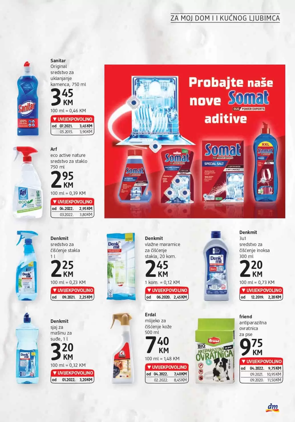 dm Katalog donosi nam UVIJEKPOVOLJNO cijene. u dm prodavnicama pronadjite make up, proizvode za njegu i ljepotu, BIO proizvode, pelene za bebe i još mnogo toga po akcijskim cijenama!