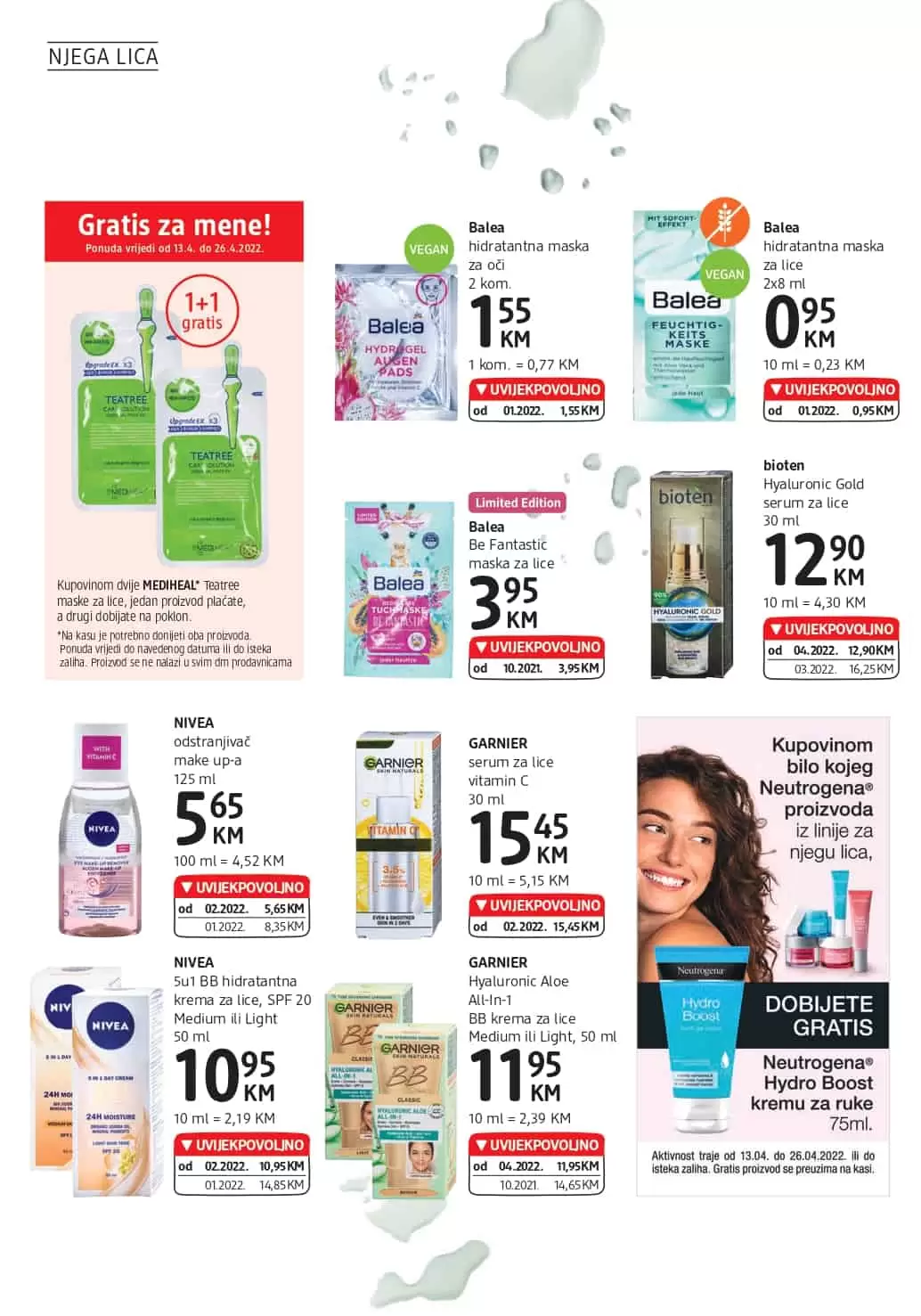 NOVI dm Katalog donosi nam UVIJEKPOVOLJNO cijene. u dm prodavnicama pronadjite make up, proizvode za njegu i ljepotu, BIO proizvode, pelene za bebe i još mnogo toga po akcijskim cijenama!