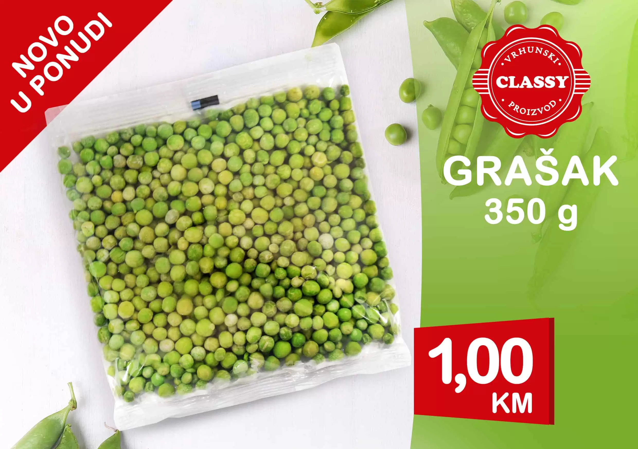 Super akcija Mega Doskonta grasak samo 1 KM