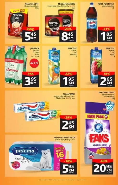 Nova Konzum vikend akcija donosi nam popuste i do 60%! Svjeze meso, mlijecni asortiman, kafa, puter, maslac samo su neki od sniženih proizvoda!