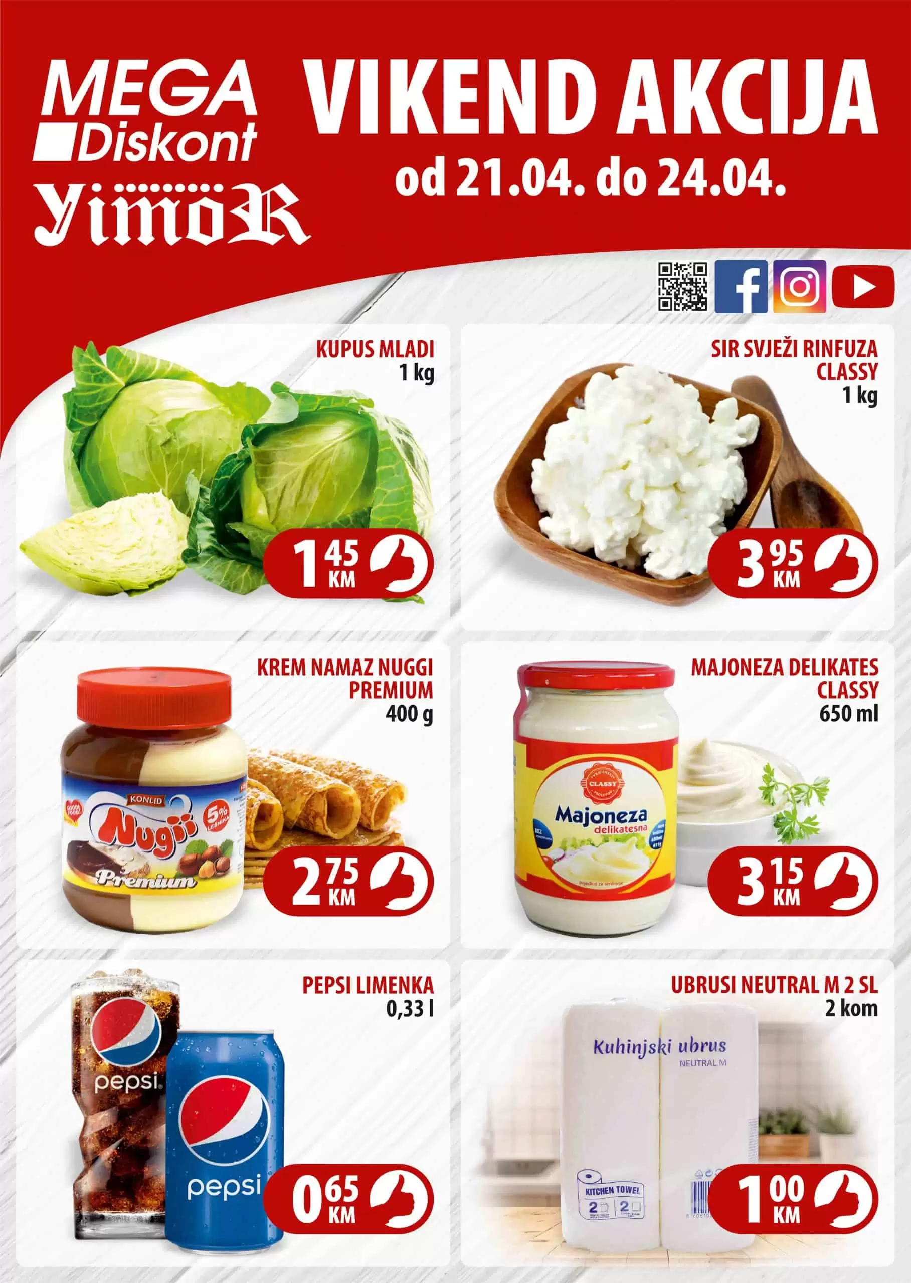 Mega Diskont ima super vikend akcijsku ponudu! TOP 6 proizvoda po TOP cijenama!