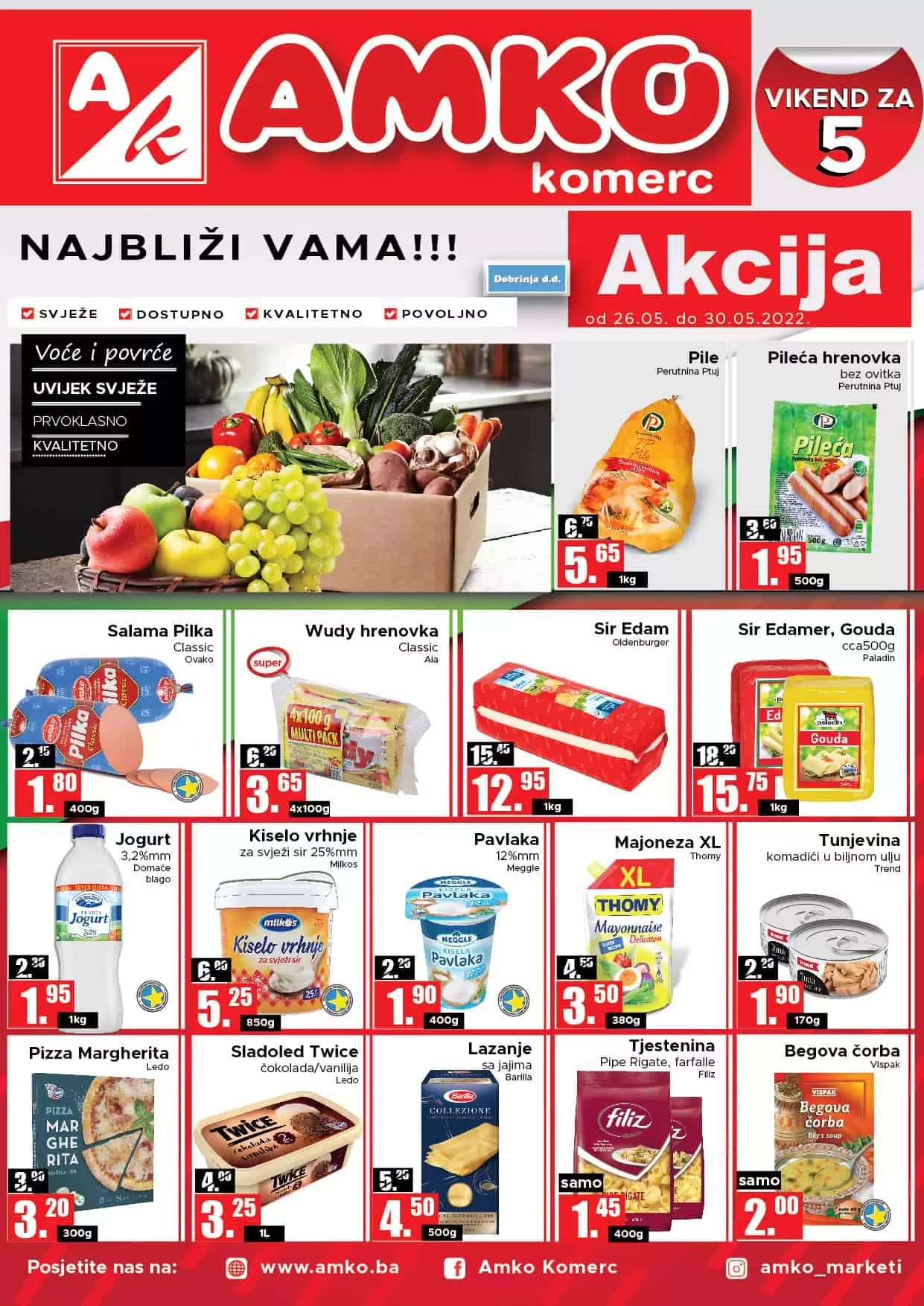 Amko vikend akcija donosi nam odlično sniženje!
