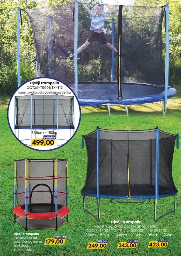 Fis katalog "Proljetno uredjenje' donosi nam sniženje bastenskog namjestaja, električnih kosilica!