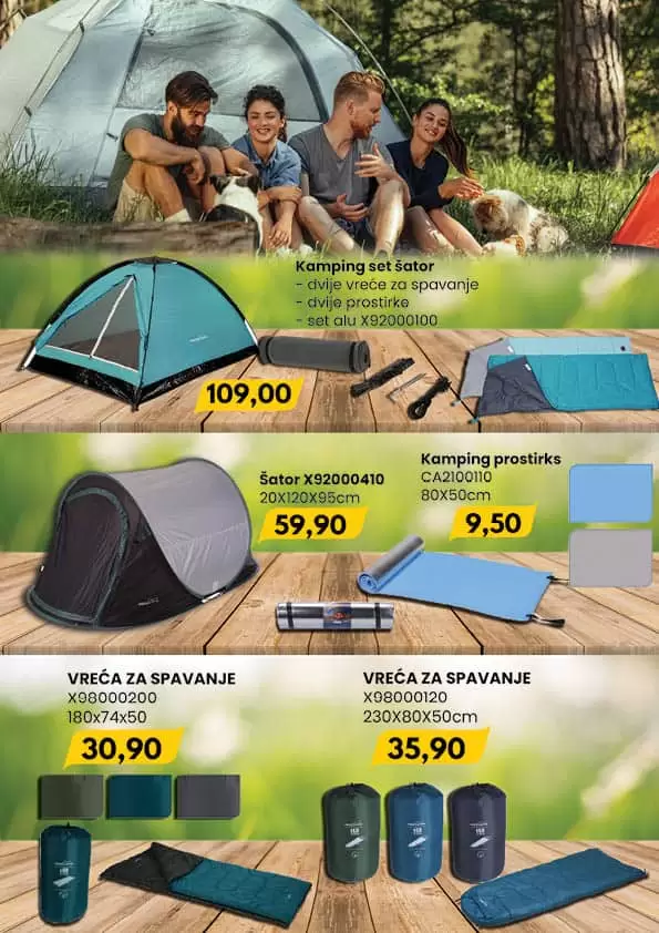 Fis katalog "Proljetno uredjenje' donosi nam sniženje bastenskog namjestaja, električnih kosilica!