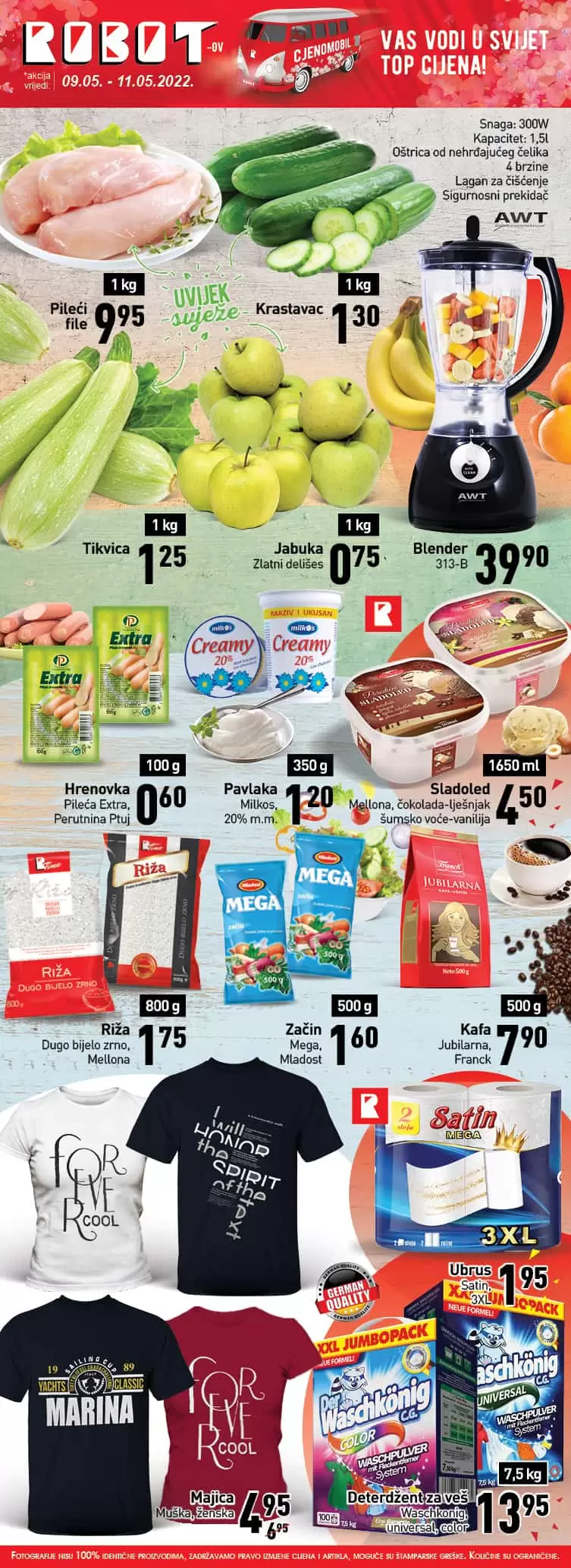 Robot akcija za pocetak sedmice donosi nam sjajne akcijske cijene!