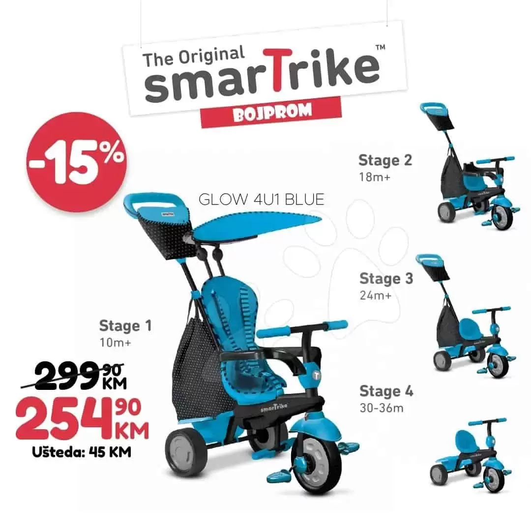 Bojprom akcija SMART TRIKE TRICIKLI do 12.05.2022.