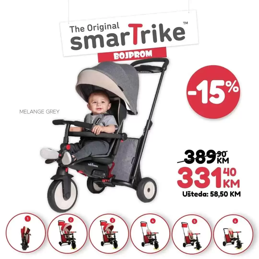 Bojprom akcija SMART TRIKE TRICIKLI do 12.05.2022.