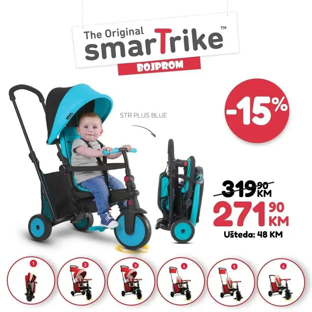 Bojprom akcija SMART TRIKE TRICIKLI do 12.05.2022.
