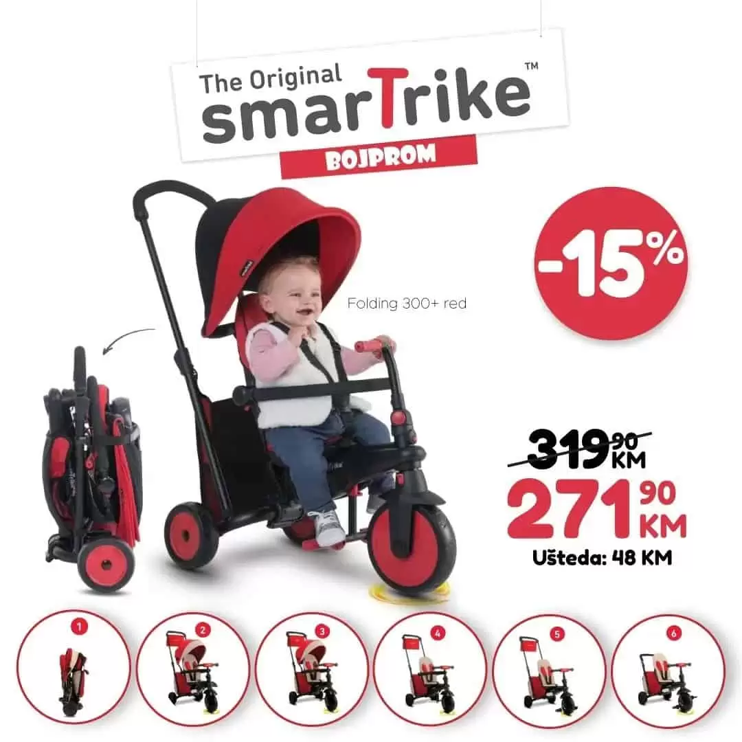 Bojprom akcija SMART TRIKE TRICIKLI do 12.05.2022.