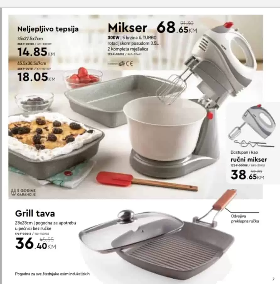 Vicko katalog donosi nam sjajne cijene posudja, aparata za kuhinju. Pogledajte neodoljivu Vicko ponudu i obaveznoo posjetite Vicko prdavnice.