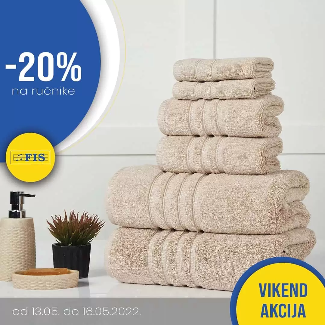 Fis vikend akcija kucnog tekstila!