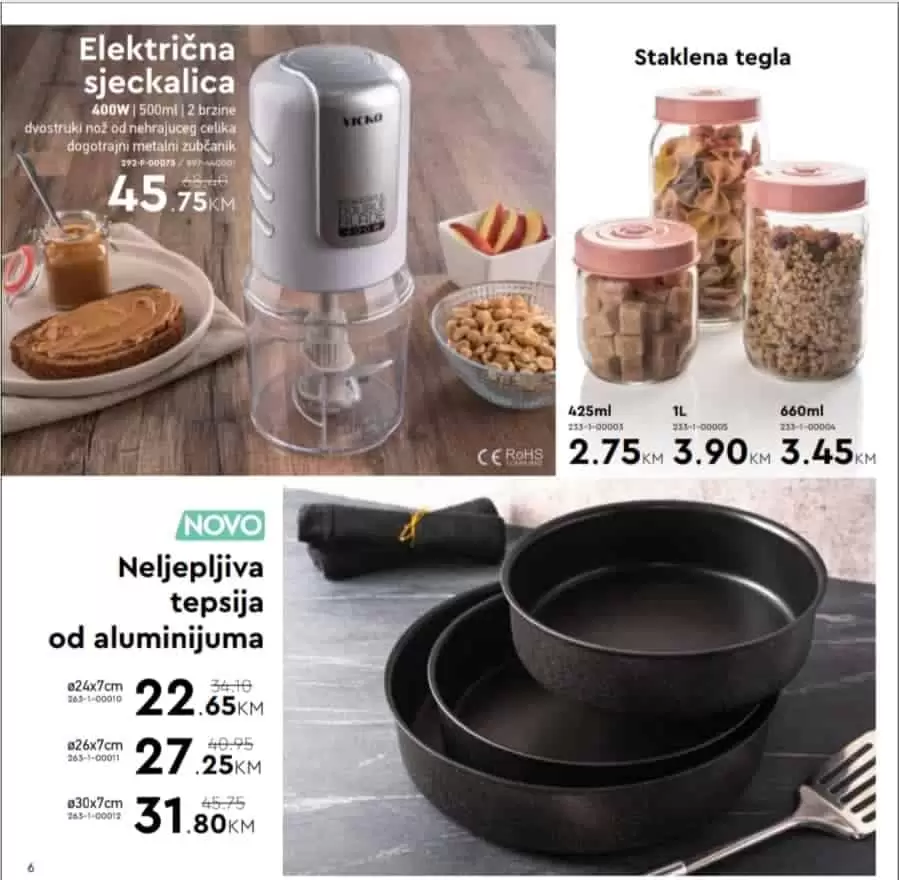 Vicko katalog donosi nam sjajne cijene posudja, aparata za kuhinju. Pogledajte neodoljivu Vicko ponudu i obaveznoo posjetite Vicko prdavnice.