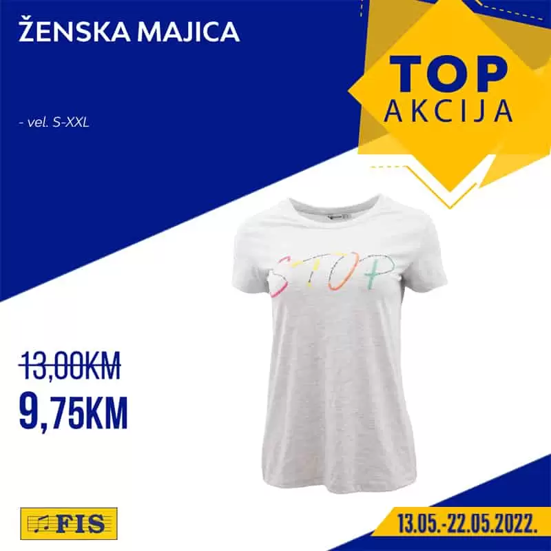 Fis TOP akcija za TOP artikle donosi nam odlične cijene tekstila, namjes3taja, bijele tehnike. Na sniženju su i bazeni i sudoperi za kuhinju.