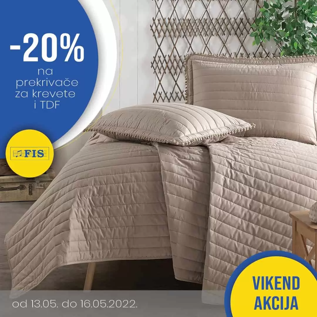 Fis vikend akcija kucnog tekstila!