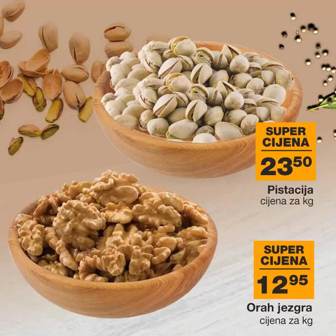 Mercator katalog Svježa ponuda donosi nam akcijske cijene voća, povrća, svježeg mesa!