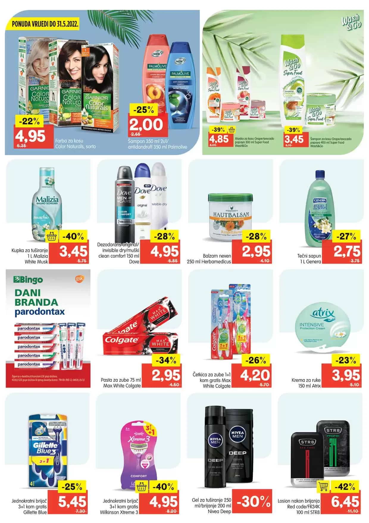 Bingo akcijski katalog donosi nam sjajnu ponudu prehrambenih proizvoda. Iskoristite akcijske cijene i uštedite novac! Bingo prodavnice čekaju na vas!