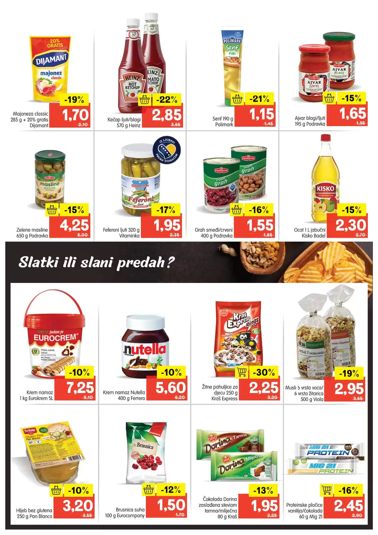 Bingo akcijski katalog donosi nam sjajnu ponudu prehrambenih proizvoda. Iskoristite akcijske cijene i uštedite novac! Bingo prodavnice čekaju na vas!