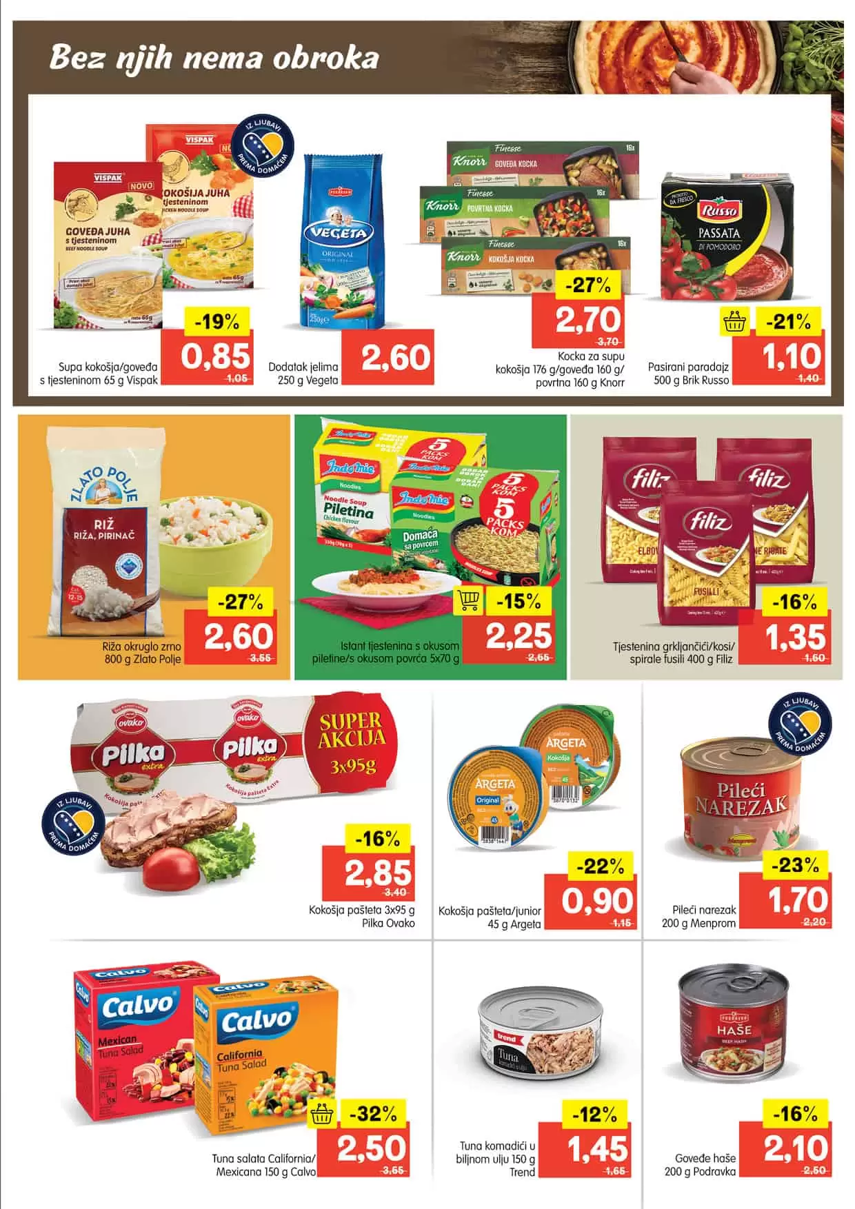 Bingo akcijski katalog donosi nam sjajnu ponudu prehrambenih proizvoda. Iskoristite akcijske cijene i uštedite novac! Bingo prodavnice čekaju na vas!