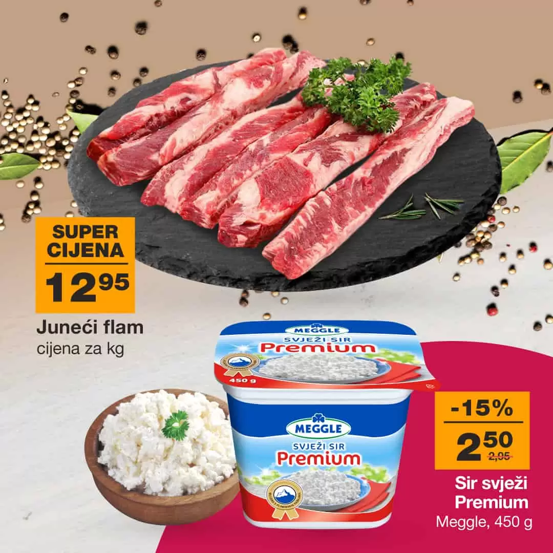 Mercator katalog Svježa ponuda donosi nam akcijske cijene voća, povrća, svježeg mesa!