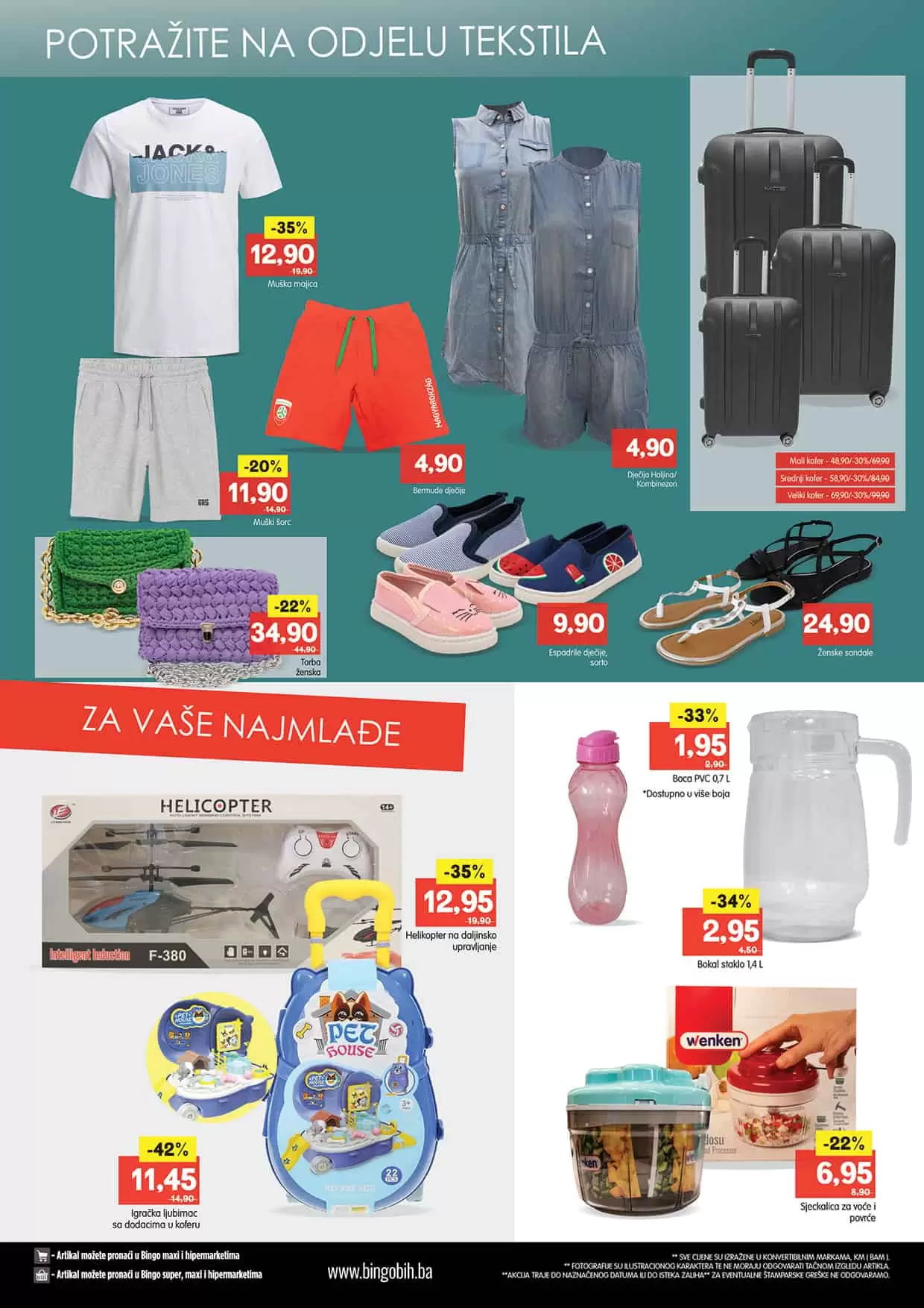 Bingo akcijski katalog donosi nam sjajnu ponudu prehrambenih proizvoda. Iskoristite akcijske cijene i uštedite novac! Bingo prodavnice čekaju na vas!